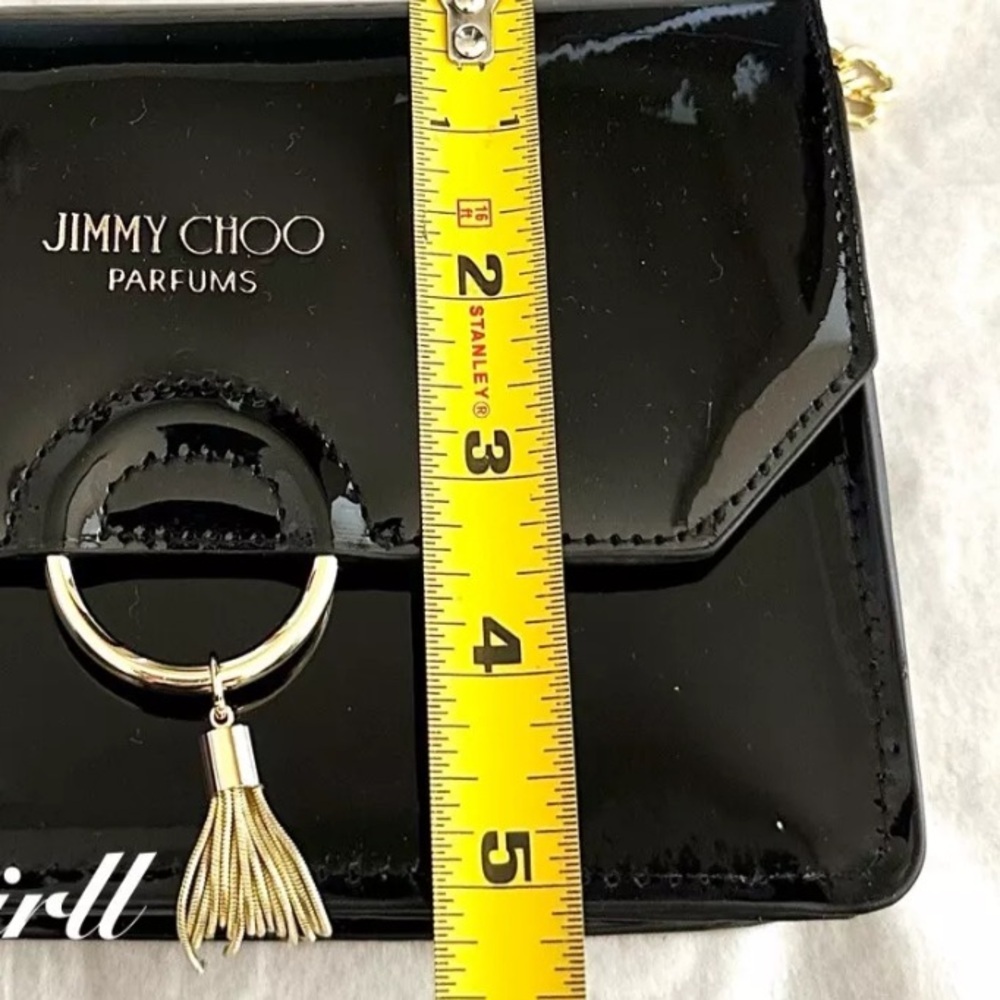 Jimmy Choo patent leather evening shoulder bag - Picture 7 of 9